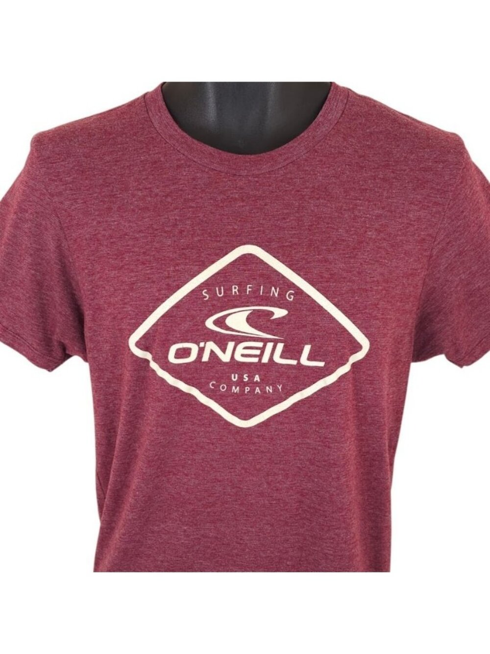 ONeill Surfing T Shirt Mens Size Small Red Surfer Surf & Skate
